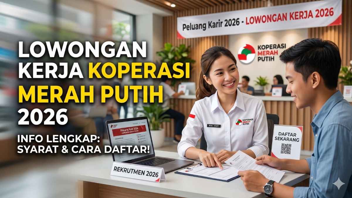 Lowongan Kerja Koperasi Merah Putih 2026
